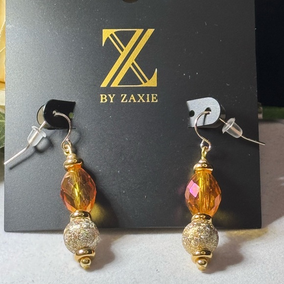 Z by Zaxie Stunning Multi Colored Faceted Stone Fish Hook Drop Earrings - Picture 11 of 15
